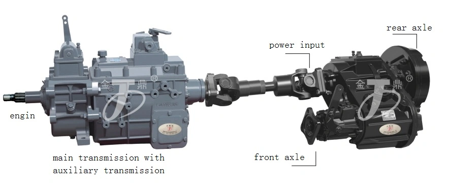 High-End Product Transmission Assembly for Tractor Truck 4WD 4*4